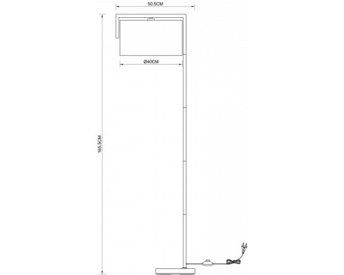 Торшер Arte Lamp Aperol A5031PN-1PB