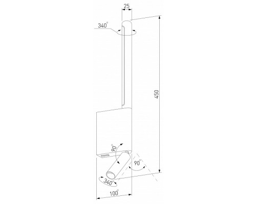 Бра с подсветкой Elektrostandard Sarca a066400