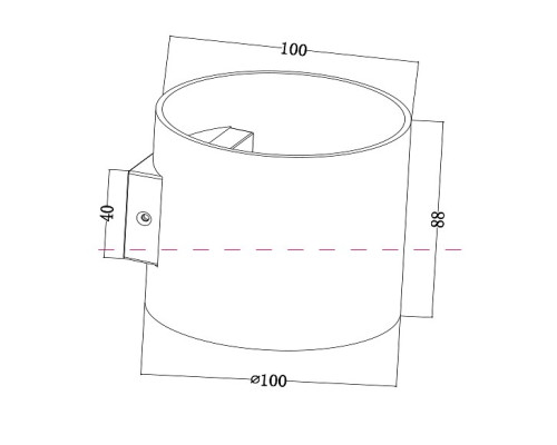 Бра Maytoni Rond C066WL-01B