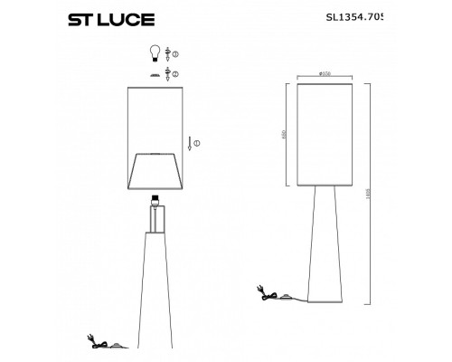 Торшер ST-Luce Jackie SL1354.705.01