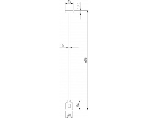 Основание на штанге Elektrostandard Esthetic Magnetic a065449