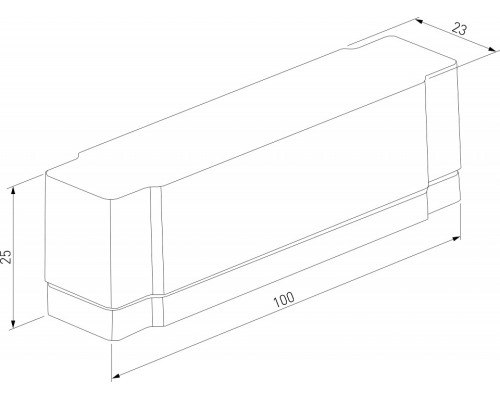 Плата декоративная для трека Elektrostandard Flat Magnetic a063735