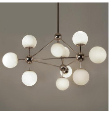 Люстра на штанге Imperiumloft Modo Chandelier White Glass 40,514