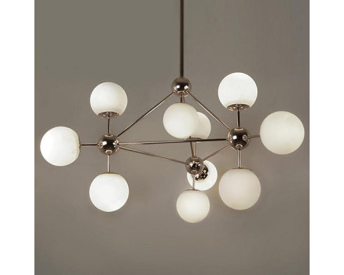 Люстра на штанге Imperiumloft Modo Chandelier White Glass 40,514