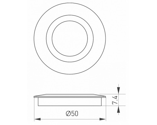 Рамка на 1 пост Arlight Deck 024927