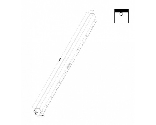 Встраиваемый светильник Maytoni Basis TR030-2-24W3K-B