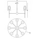 Люстра на штанге Freya Tida FR5196PL-08BBS