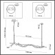 Подвесной светильник Odeon Light Corda 4397/40L