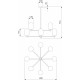 Люстра на штанге Eurosvet Loona 60161/8 латунь