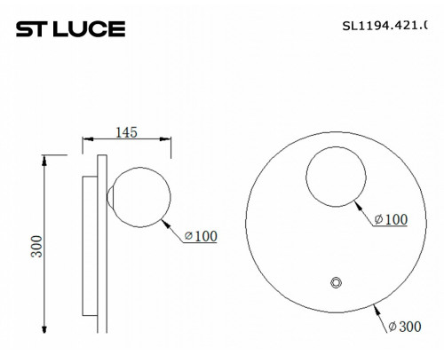 Накладной светильник ST-Luce Earthy SL1194.421.01