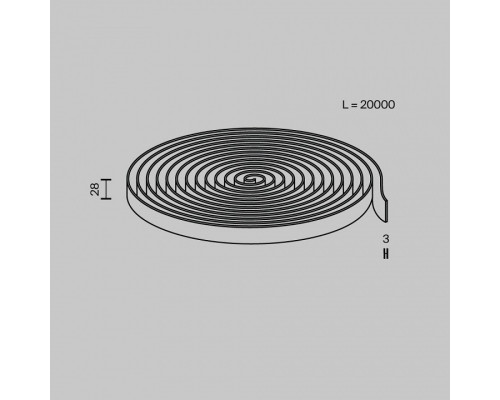 Трек-ремень Maytoni Conductive textile tape Parity TRX130-1.20DB