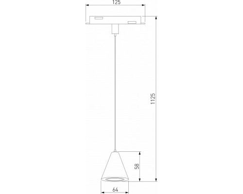 Подвесной светильник Elektrostandard Slim Magnetic a062803