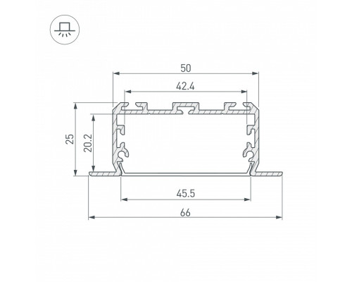 Профиль встраиваемый Arlight KLUS-POWER 028919
