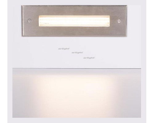 Встраиваемый в дорогу светильник Arlight LTD-LINE-TILT-S210-8W Warm3000 (SL, 120 deg, 230V) 024944