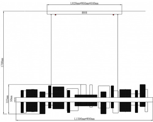 Подвесной светильник Wertmark Lotta WE461.04.023