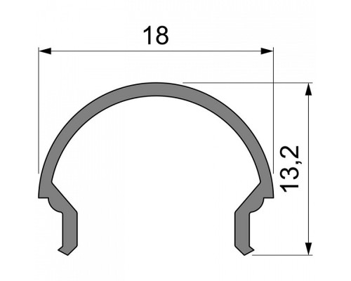 Профиль накладной Deko-Light R-01-12 984523