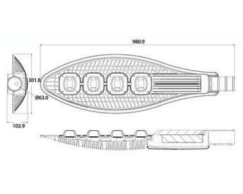 Плафон металлический Horoz Electric  HRZ00001074