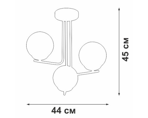 Люстра на штанге Vitaluce V49420 V49420-8/3PL