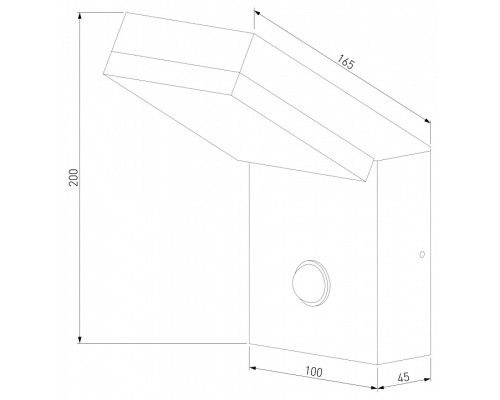 Накладной светильник Elektrostandard Sensor 1541 TECHNO LED