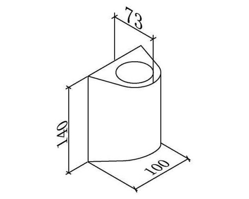 Накладной светильник DesignLed Zima LWA0148A-BL-WW