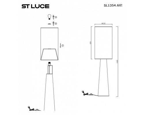 Торшер ST-Luce Jackie SL1354.605.01