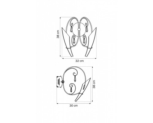 Бра Lightstar Scarabeo 755624