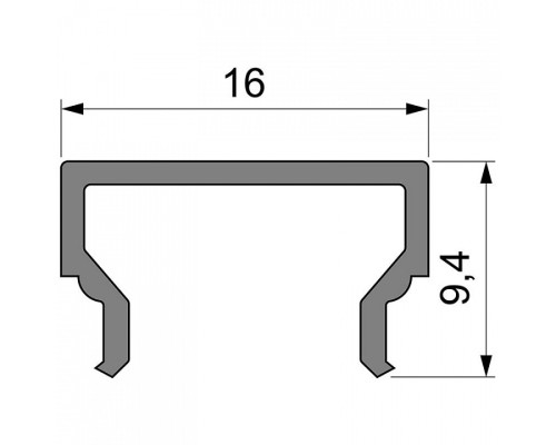 Профиль накладной Deko-Light H-01-10 984015