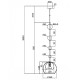 Подвесной светильник Maytoni Ros MOD227PL-01BS