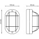 Накладной светильник Gauss НБП 926602216