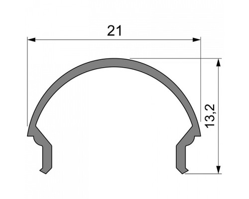 Профиль накладной Deko-Light R-01-15 984532