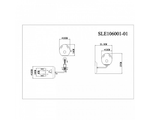 Бра EVOLUCE Marea SLE106001-01