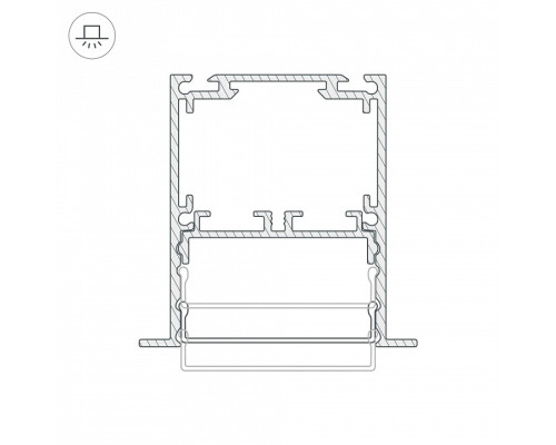 Профиль встраиваемый Arlight SL-LINIA 044682