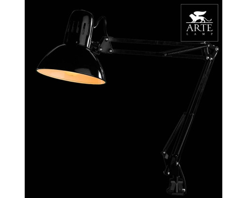 Настольная лампа офисная Arte Lamp Senior A6068LT-1BK