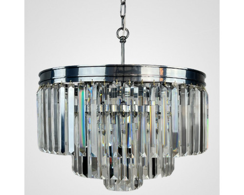 Подвесная люстра Imperiumloft ODEON CLEAR GLASS FRINGE 3 40,1539