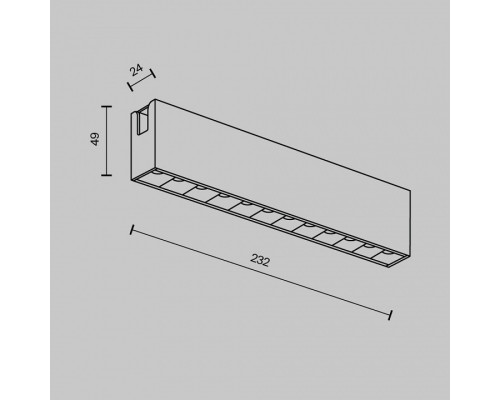 Накладной светильник Maytoni Points TR150-1-12W3K-M-B