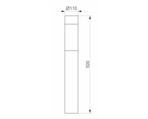 Наземный высокий светильник Arlight Stem 029966