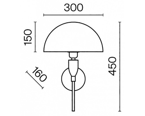 Бра Maytoni Prima Z034WL-01BS