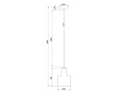 Подвесной светильник Maytoni Broni T439-PL-01-GR