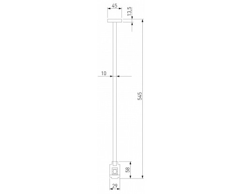 Основание на штанге Elektrostandard Esthetic Magnetic a065445