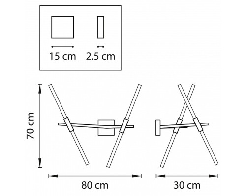 Бра Lightstar Struttura 742627