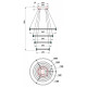 Подвесной светильник Stilfort Tooring 4006/02/04P