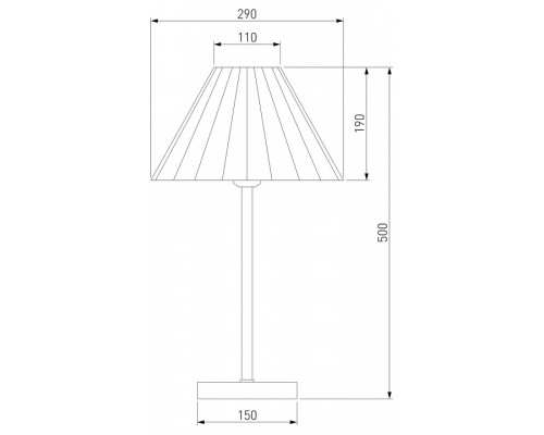 Настольная лампа декоративная Eurosvet Peony 01132/1 хром/графит