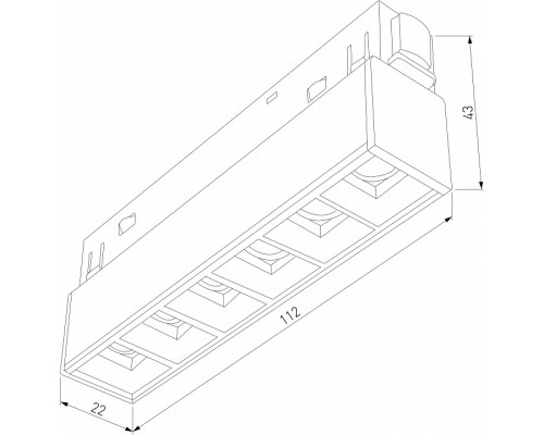 Встраиваемый светильник Elektrostandard Slim Magnetic a064528