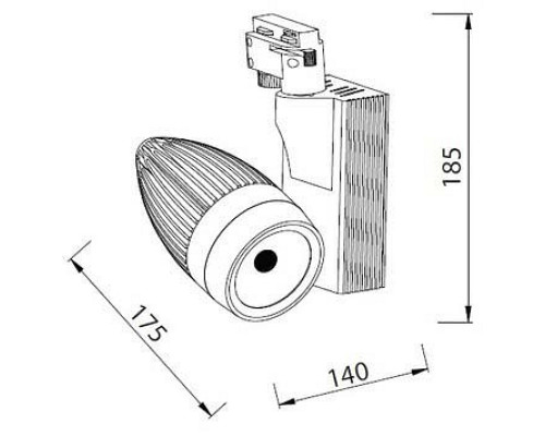 Светильник на штанге Horoz Electric Venedikt-33 HL831L 018-006-0033 Серебро