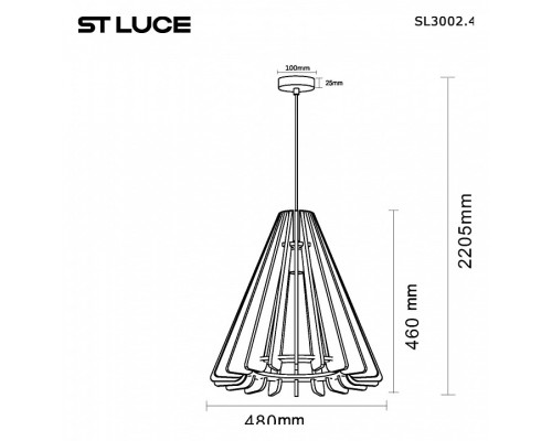 Подвесной светильник ST-Luce Sentito SL3002.403.01