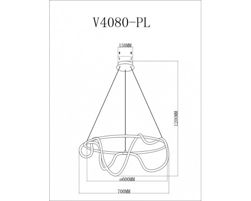 Подвесной светильник Moderli TRUE V4080-PL