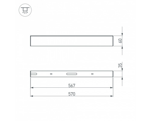 Вставка декоративная Arlight ARC 033079