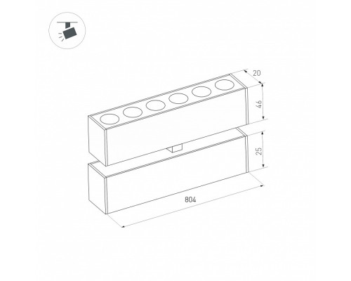 Накладной светильник Arlight MAG-25 034231