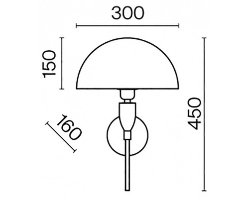 Бра Maytoni Prima Z034WL-01CH