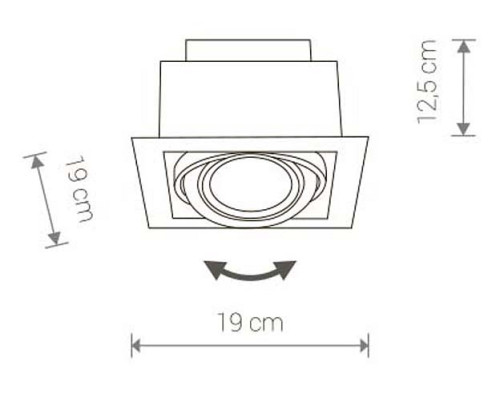 Встраиваемый светильник Nowodvorski Downlight 9575